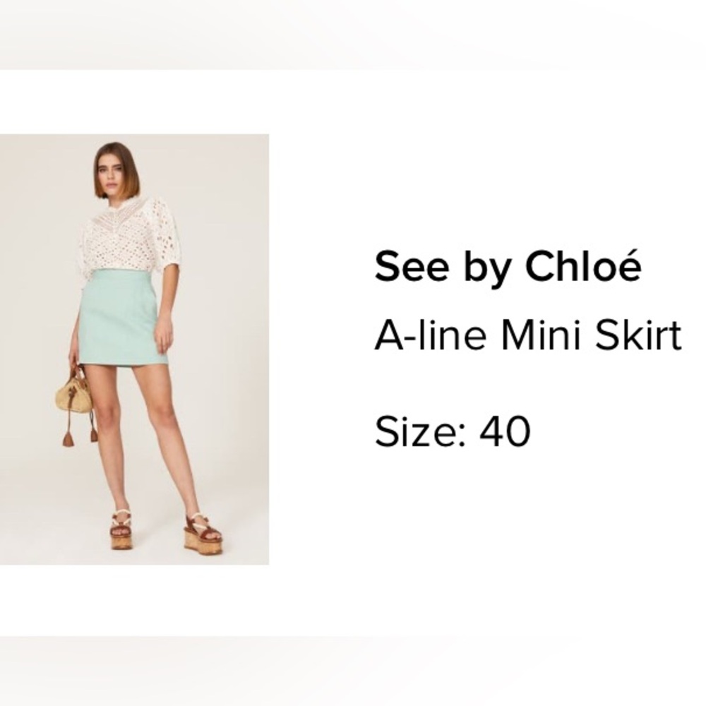 See by Chloé: A-Line Mini skirt